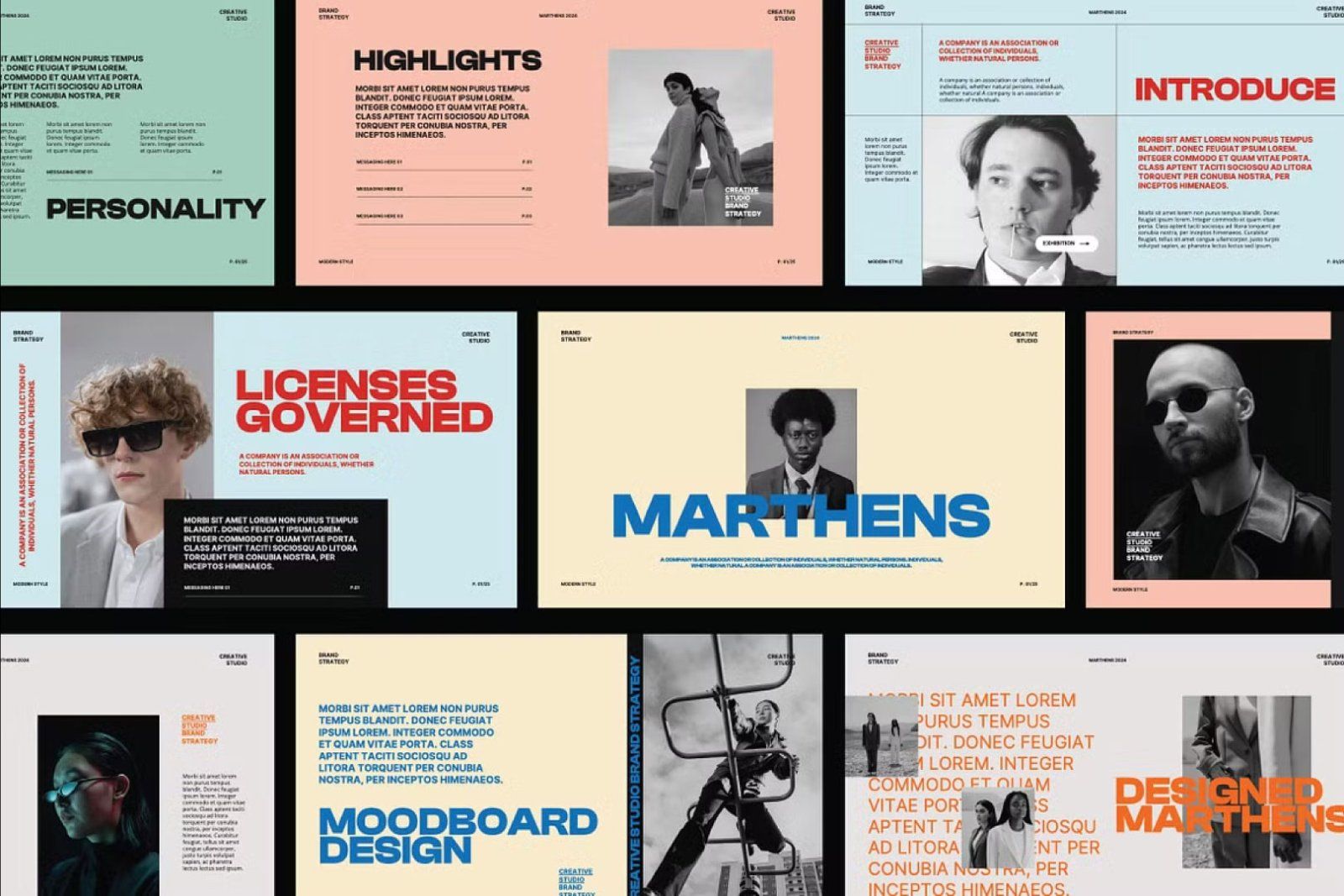 Marthens - Brand Strategy Google Slides