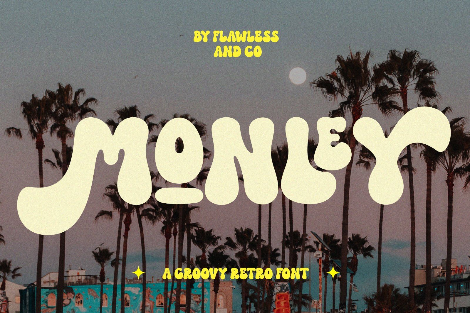 Monley - Retro Groovy Font — image 1