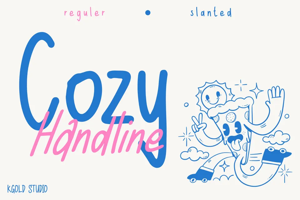 Cozy Hanline - handwritten font
