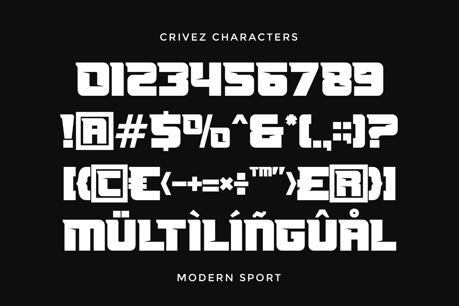 Crivez - Modern Sport Display Font — image 10