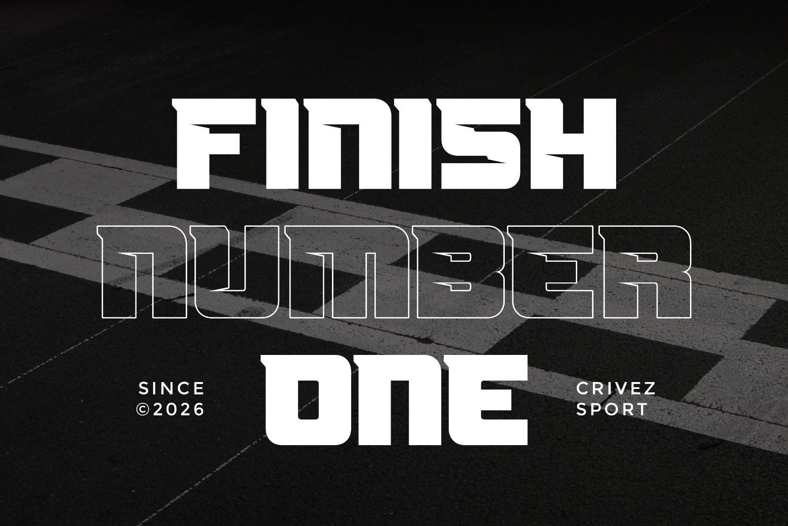 Crivez - Modern Sport Display Font — image 3