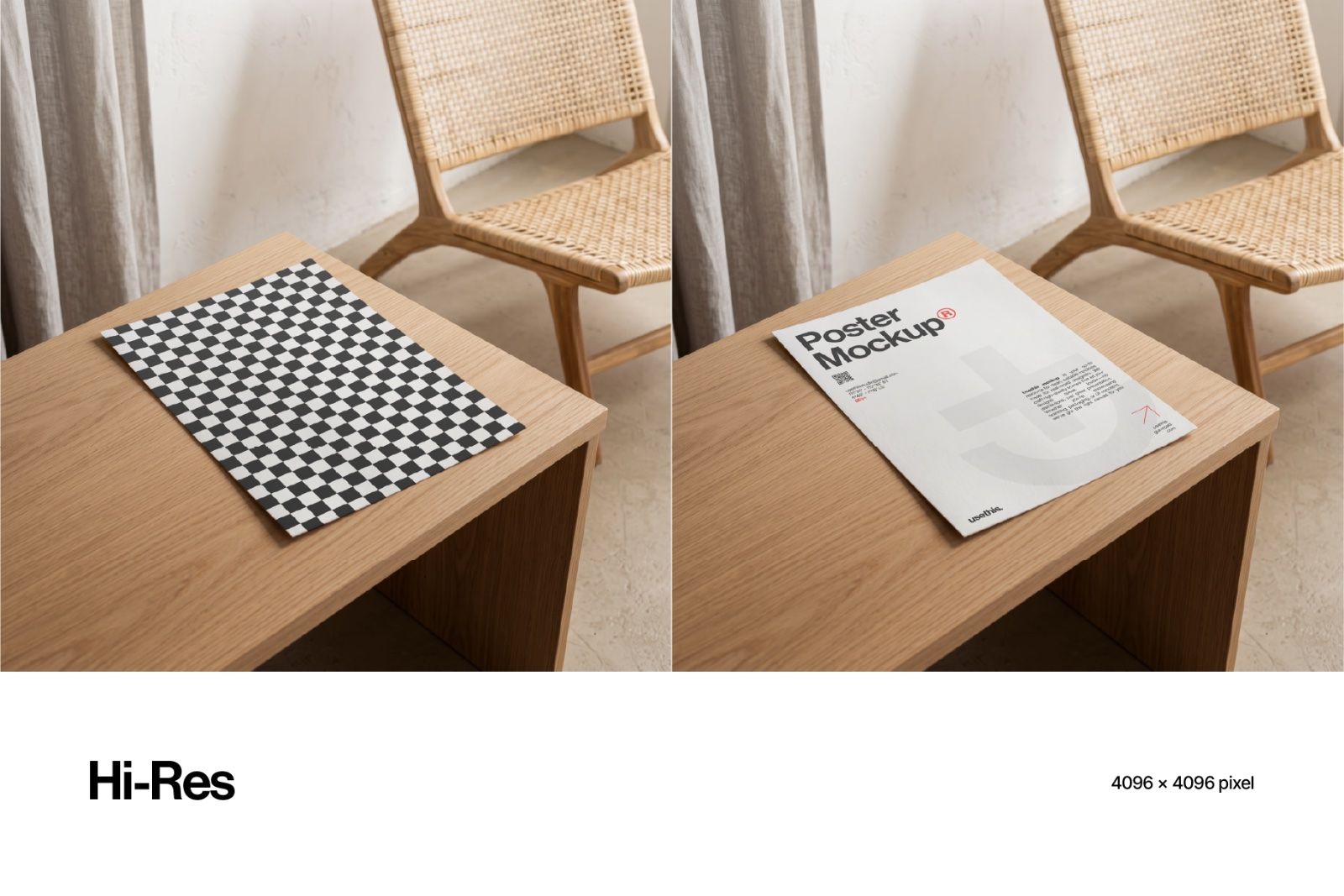 Rattan Studio Poster & Tote Bag Mockup Bundle — image 4