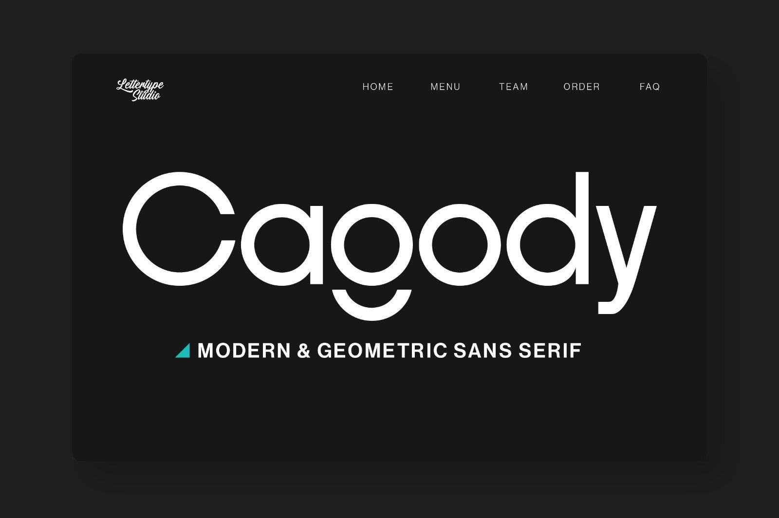 Cagody Modern & Geometric Sans Serif — image 10