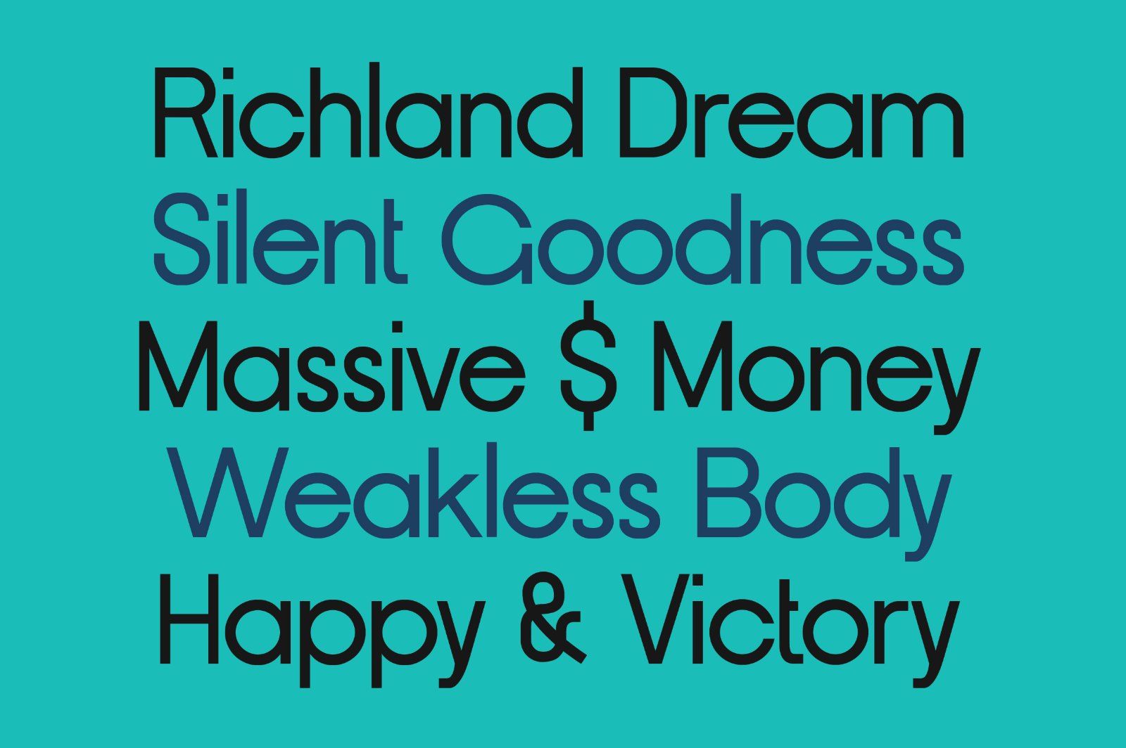 Cagody Modern & Geometric Sans Serif — image 12