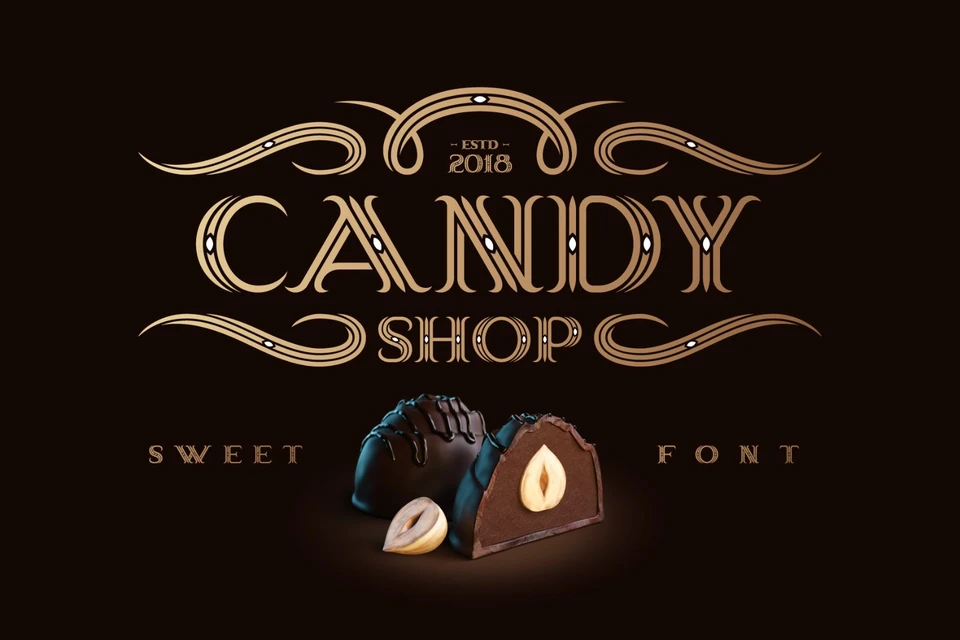 Candy Shop Font with Bonus