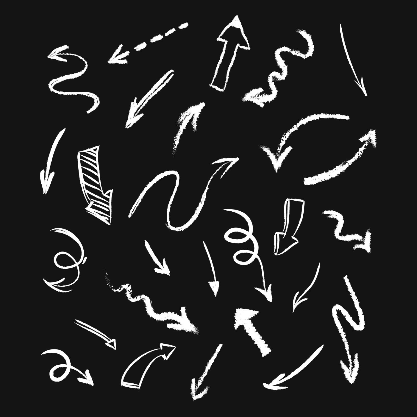 Doodle and Hand Draw Arrow Elements Collection for Digital Design — image 2
