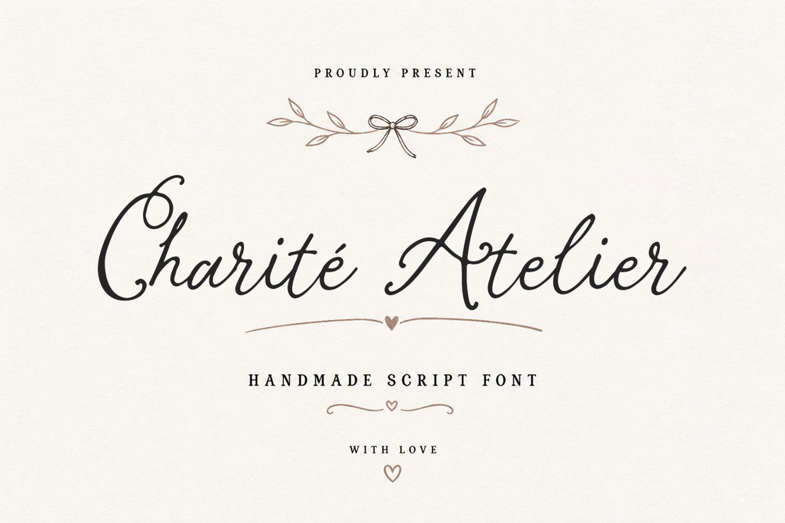 Charite Atelier Handmade Script Font — image 1
