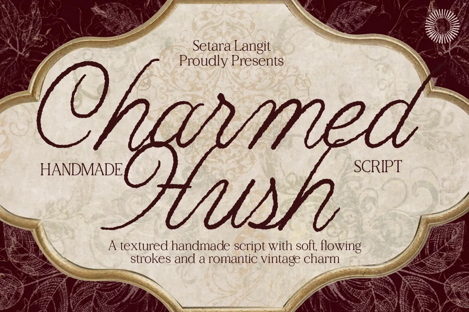 Charmed Hush - Textured Script — image 1