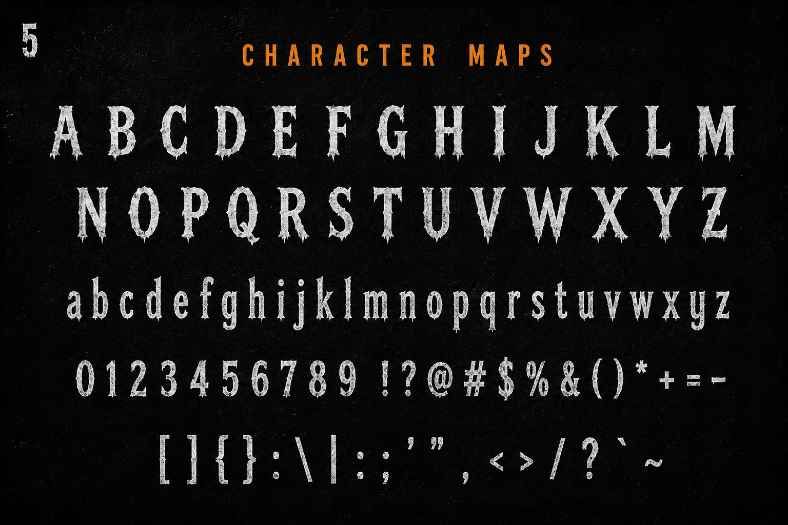 Shadow Pumpkin - Modern Blackletter Font For Horror movie posters — image 4