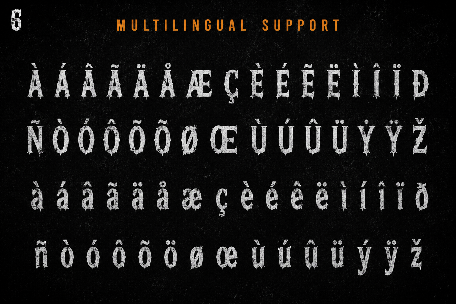 Shadow Pumpkin - Modern Blackletter Font For Horror movie posters — image 5