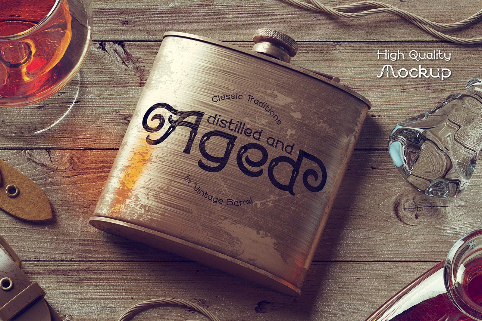 Cheer inside. Font, mockup, template — image 3