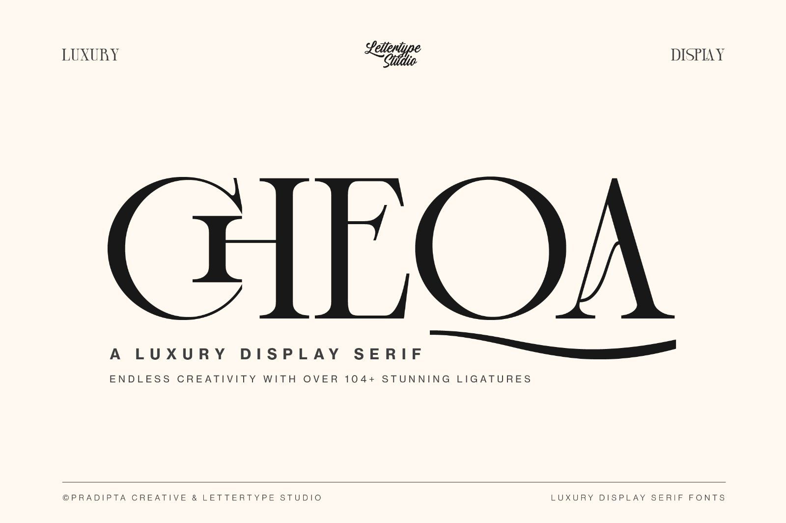 Cheqa a Luxury & Elegant Serif — image 1