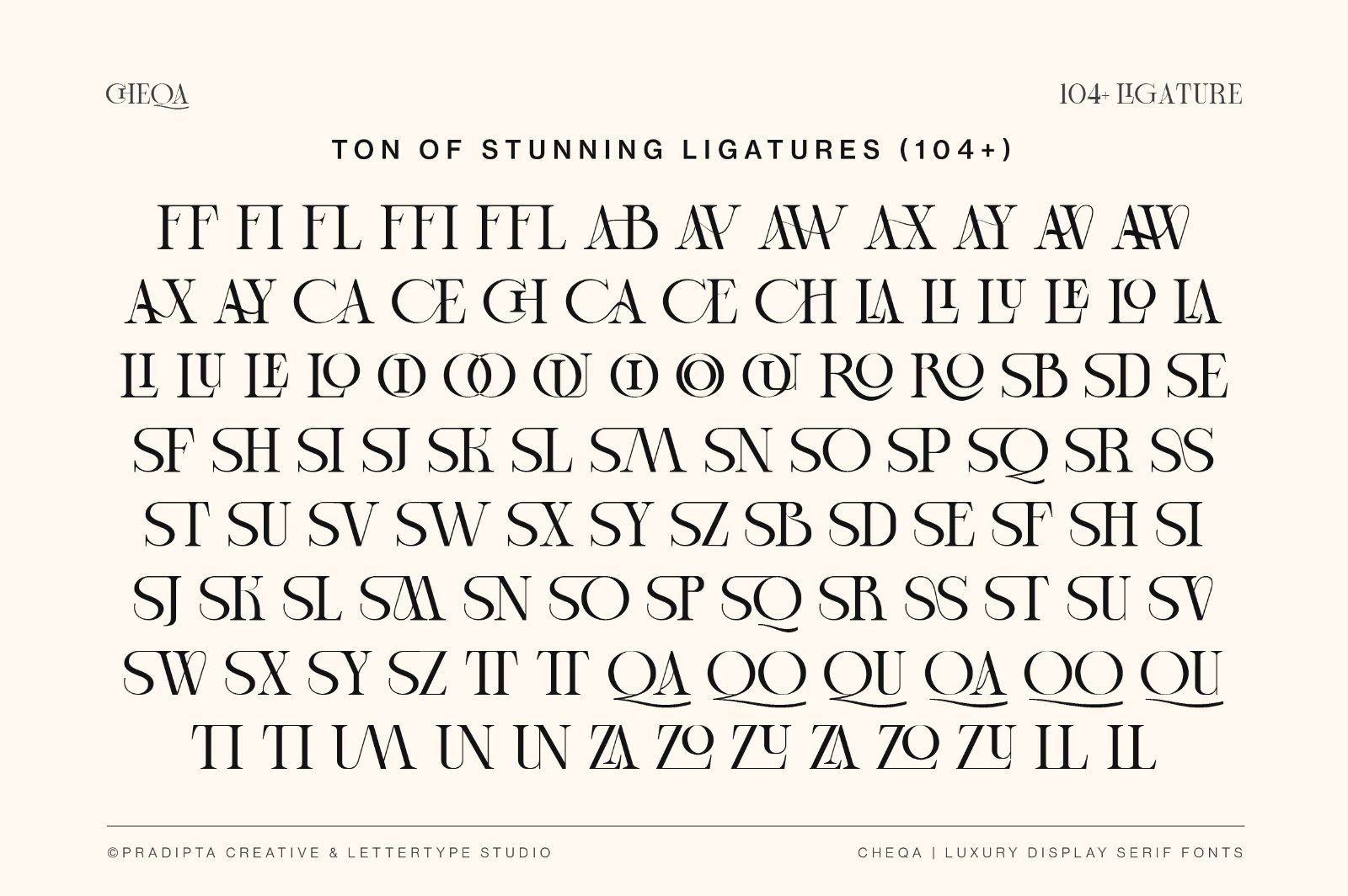 Cheqa a Luxury & Elegant Serif — image 8