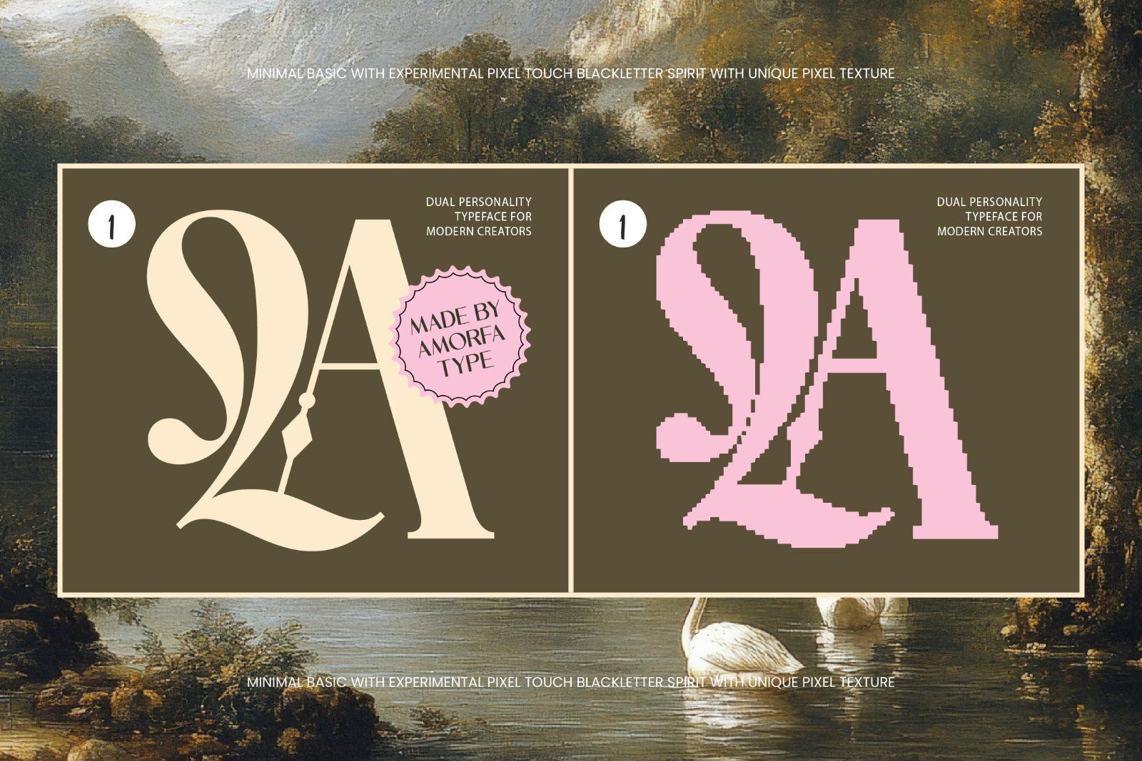 Choire Blackletter Pixel Display — image 6