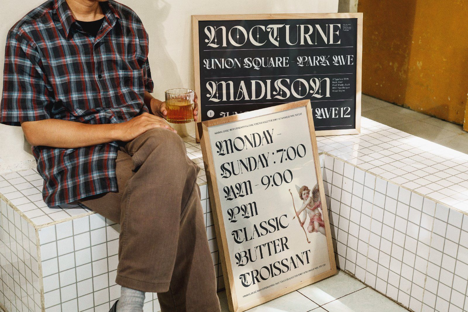 Choire Blackletter Pixel Display — image 7