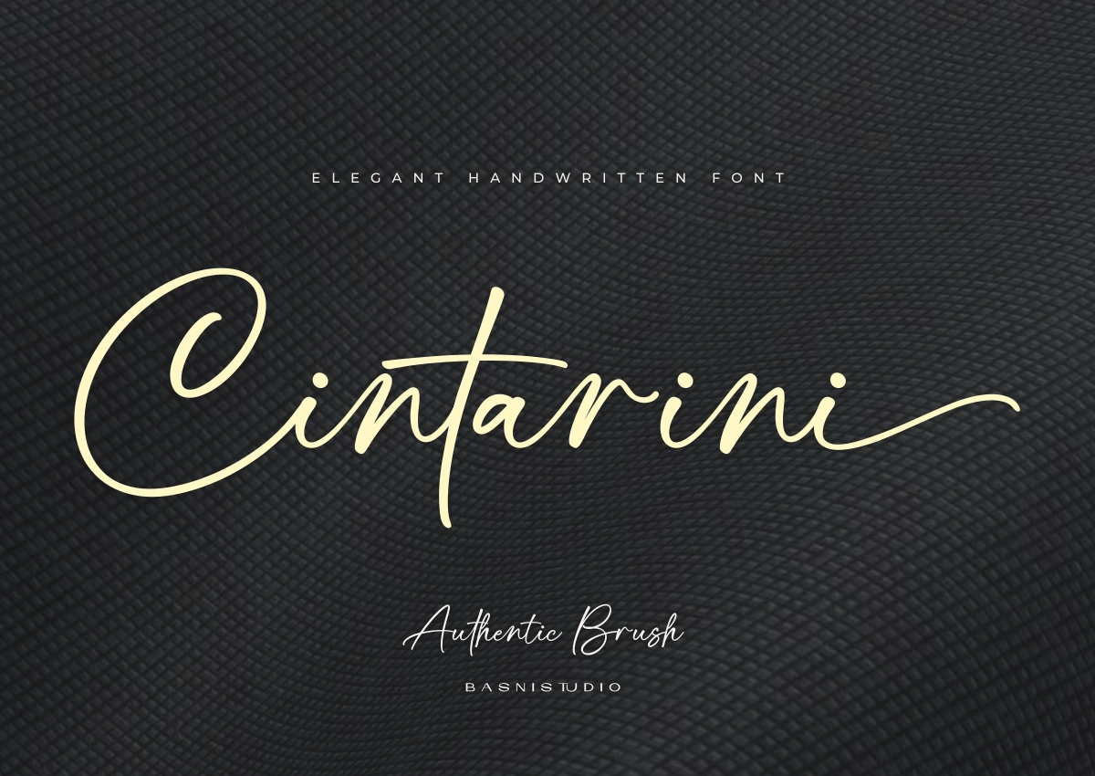 Cintarini Handwritten Font — image 1