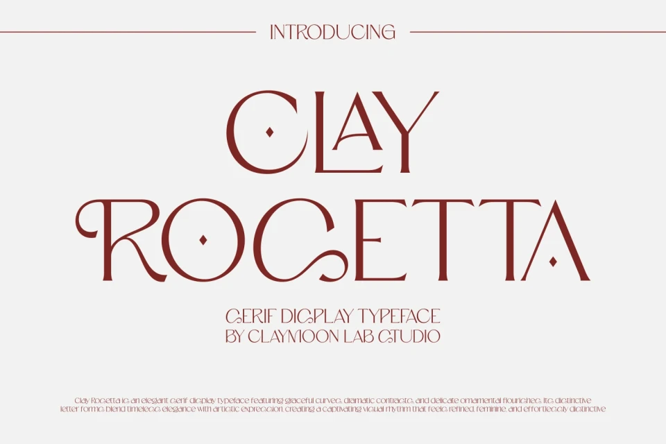 Clay Rosetta — Elegant Serif Display