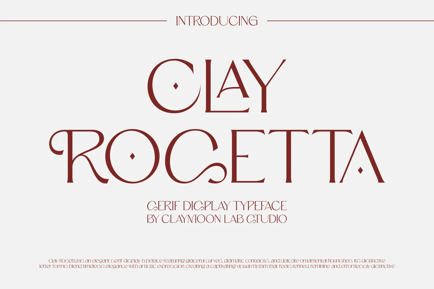 Clay Rosetta — Elegant Serif Display — image 1