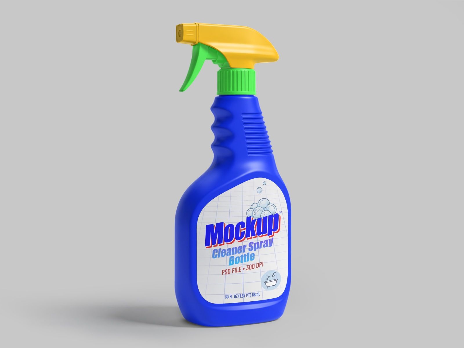 Cleaner Spray Bottle Mockup — image 1