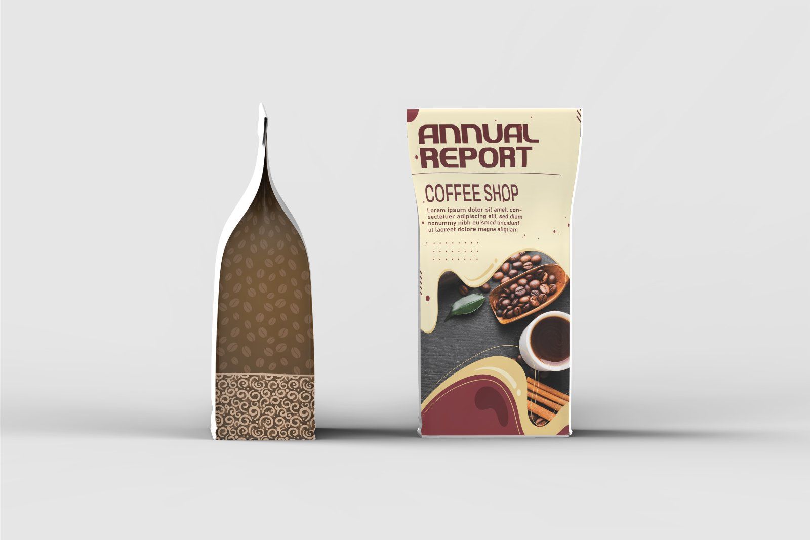 Coffee shop marketing mockup design