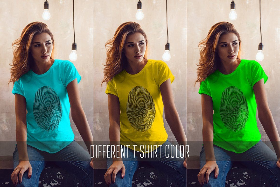 T-Shirt Mock-Up Vol.22