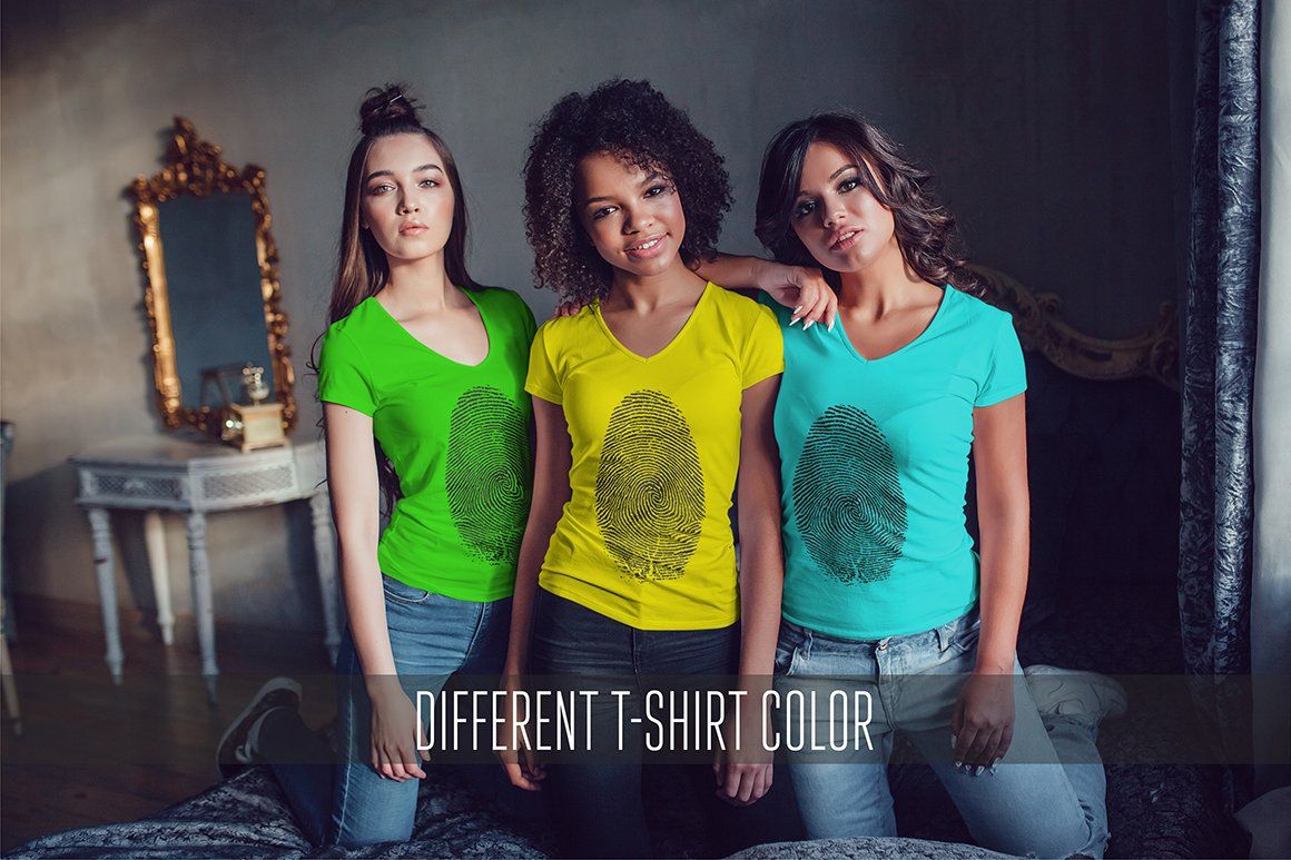 Women's T-Shirts Mock-Up Vol.1