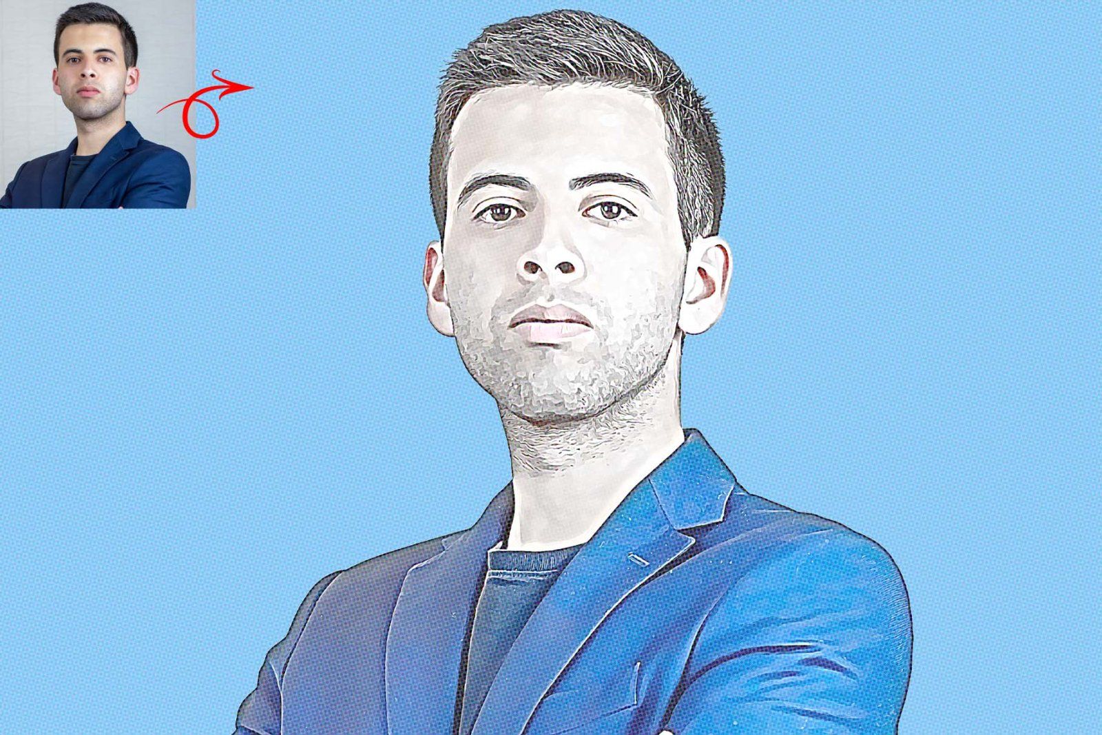 Comic Oil Paint Photoshop Action