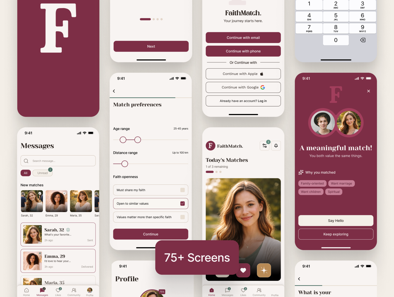 FaithMatch – Dating App Mobile UI Kit — image 6