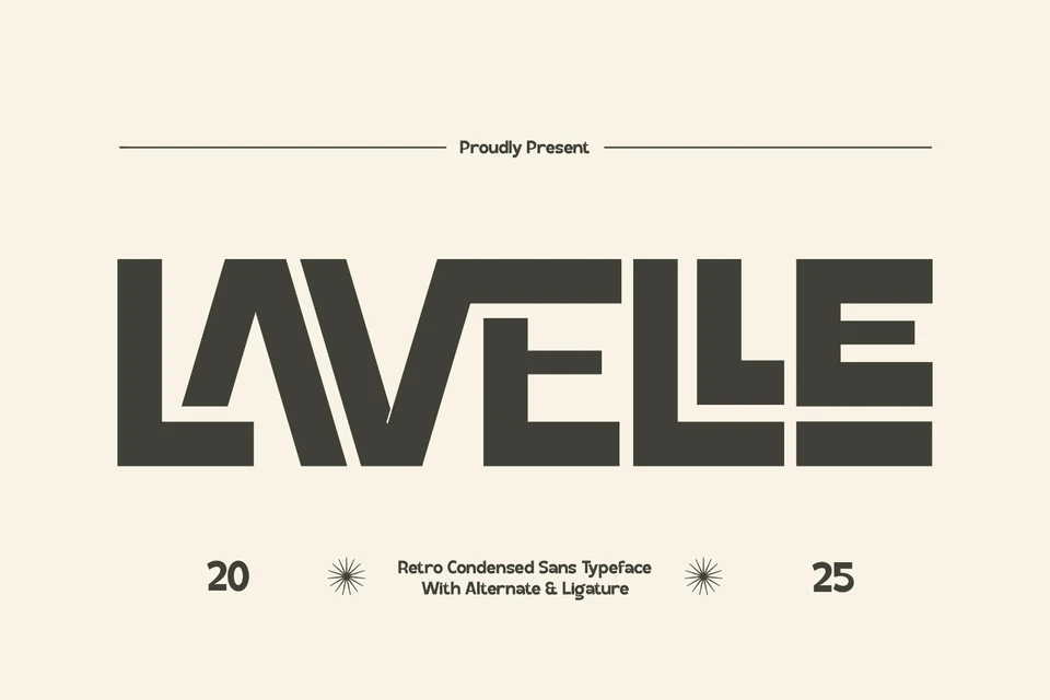 Lavelle - Retro Condensed Sans Font