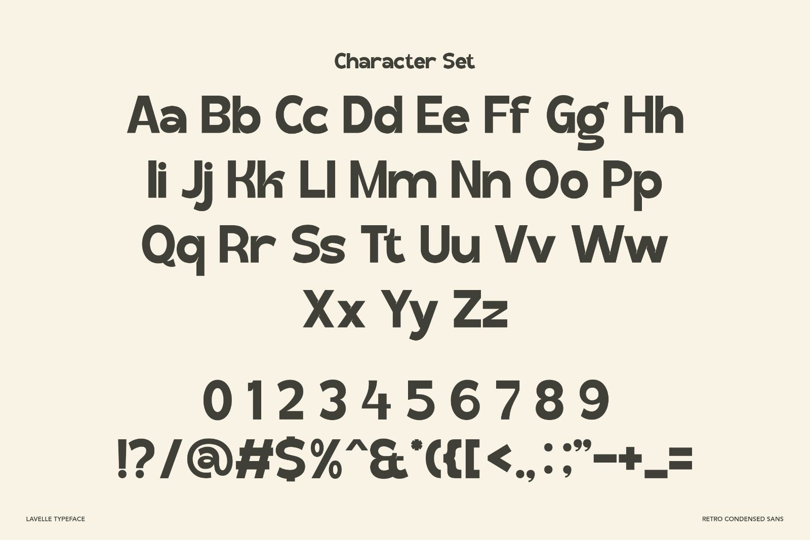 Lavelle - Retro Condensed Sans Font — image 8