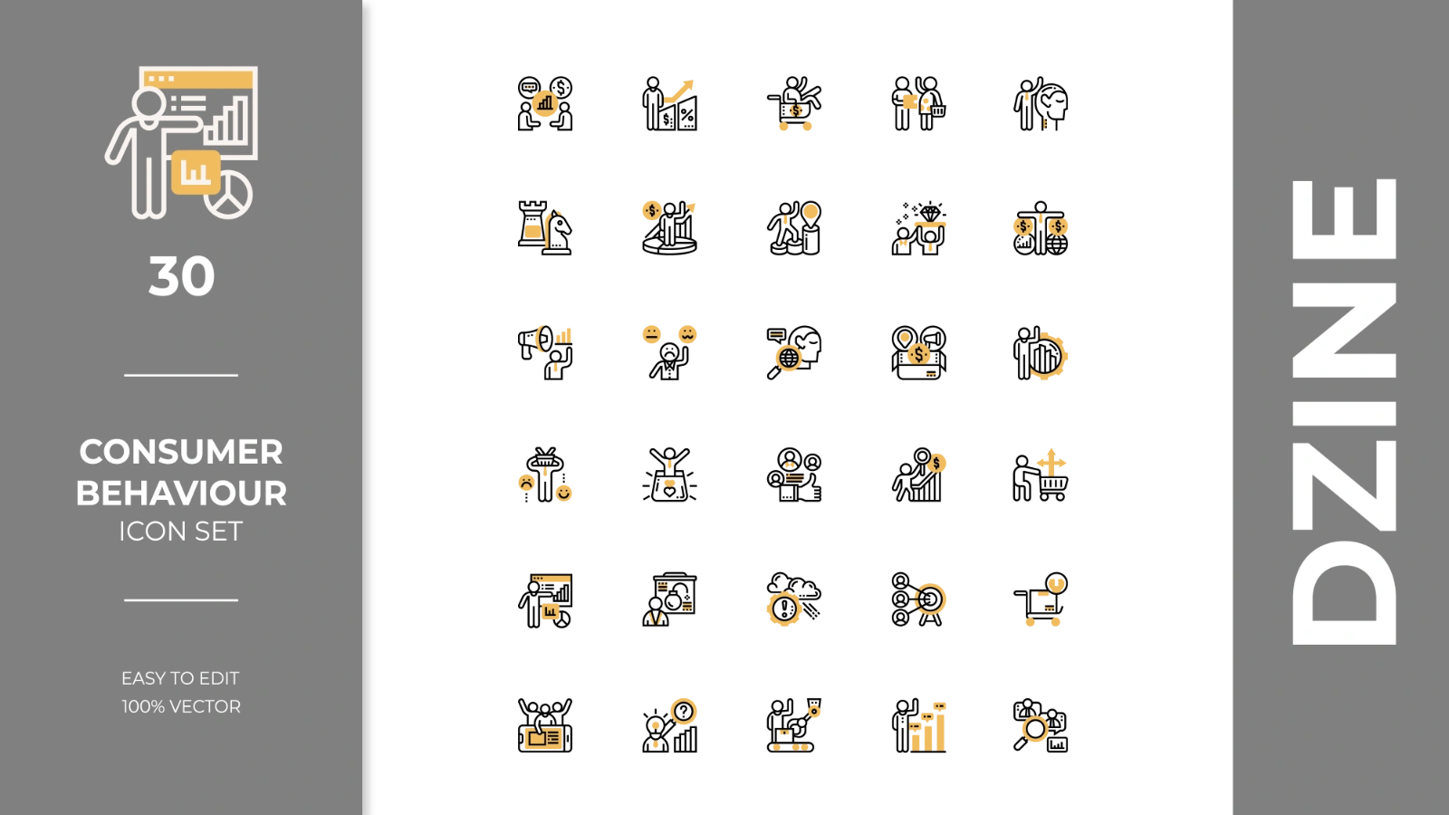 Consumer Behaviour Icon Pack — image 1