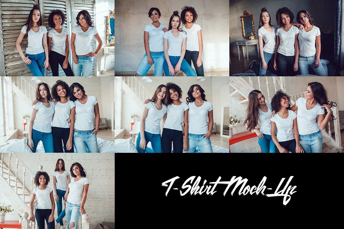 Women's T-Shirts Mock-Up Vol.1