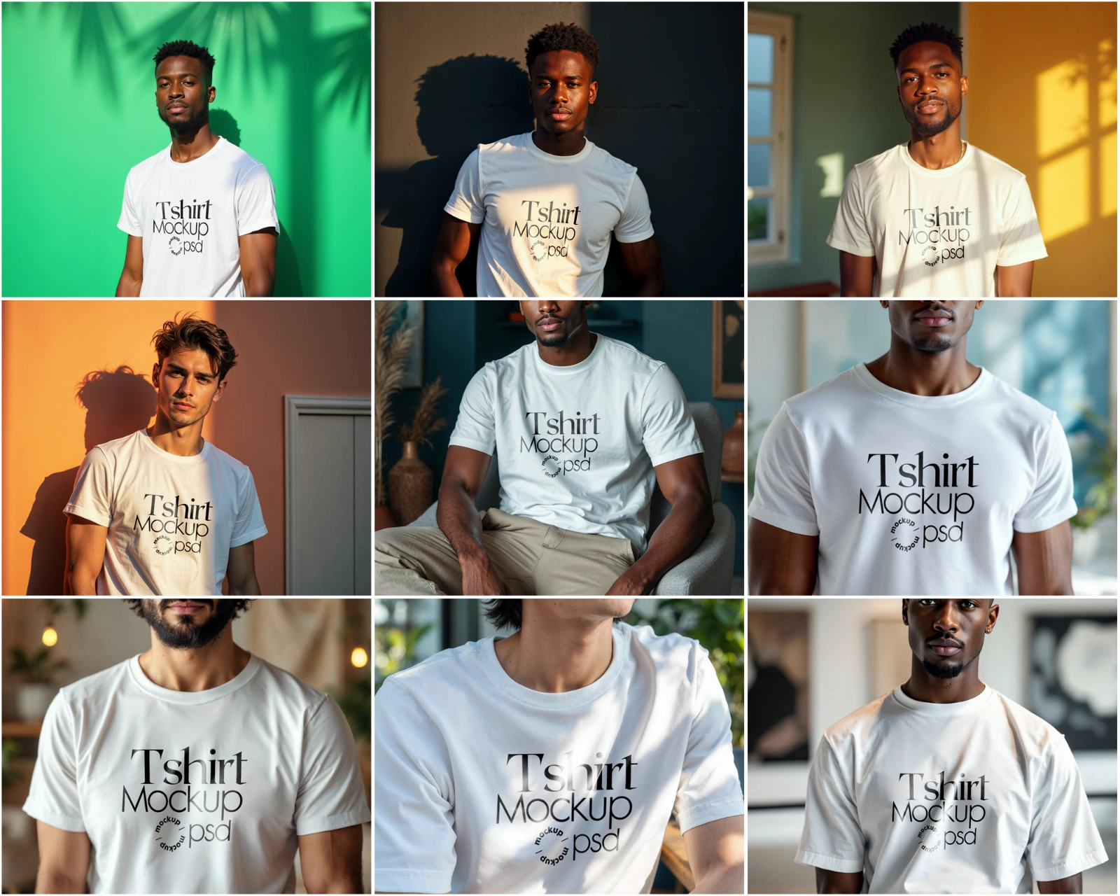 100 T-Shirt Mockup PSD Bundle – Gildan 64000 & Bella Canvas 3001 for Print on Demand — image 6