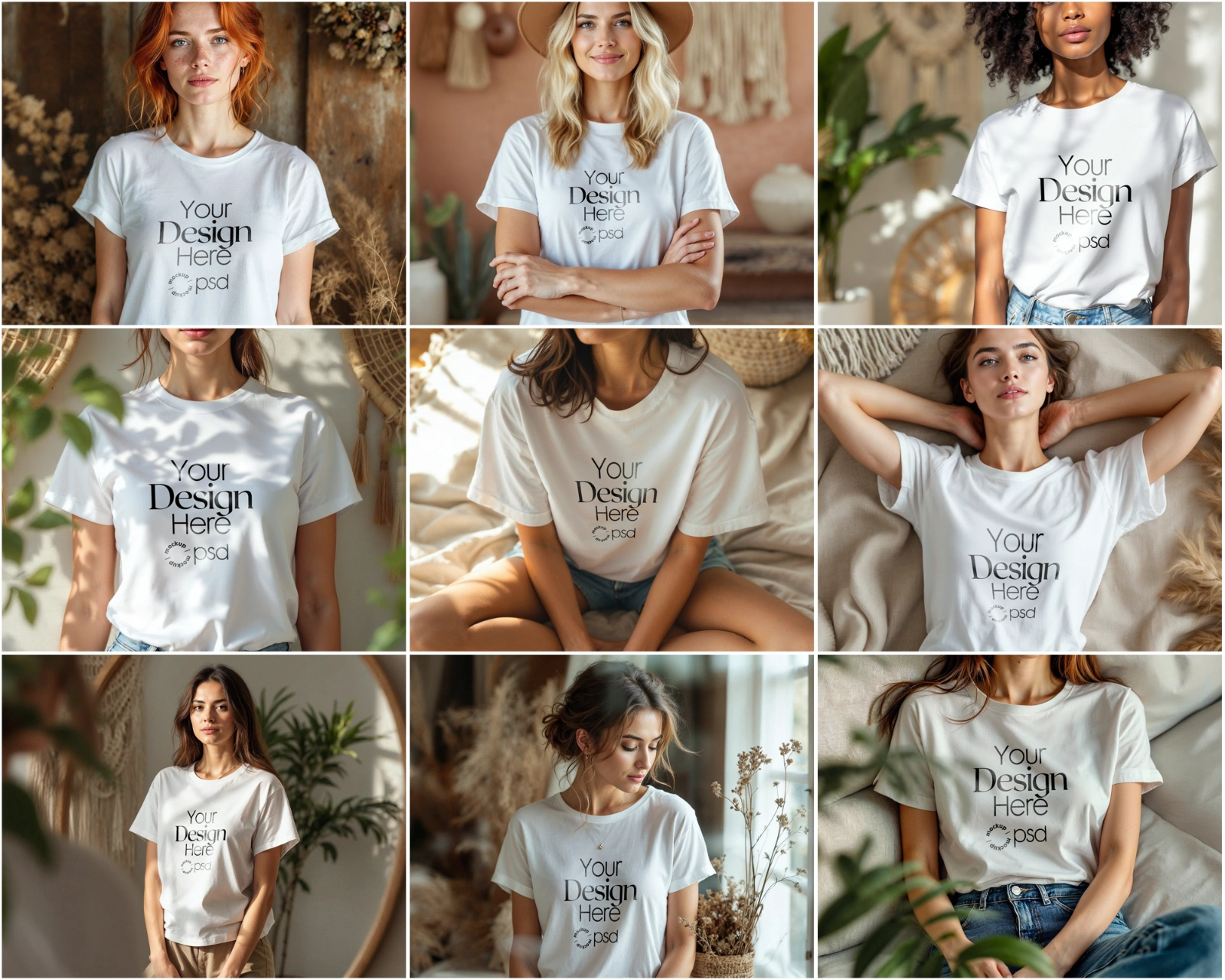 100 T-Shirt Mockup PSD Bundle – Gildan 64000 & Bella Canvas 3001 for Print on Demand — image 11