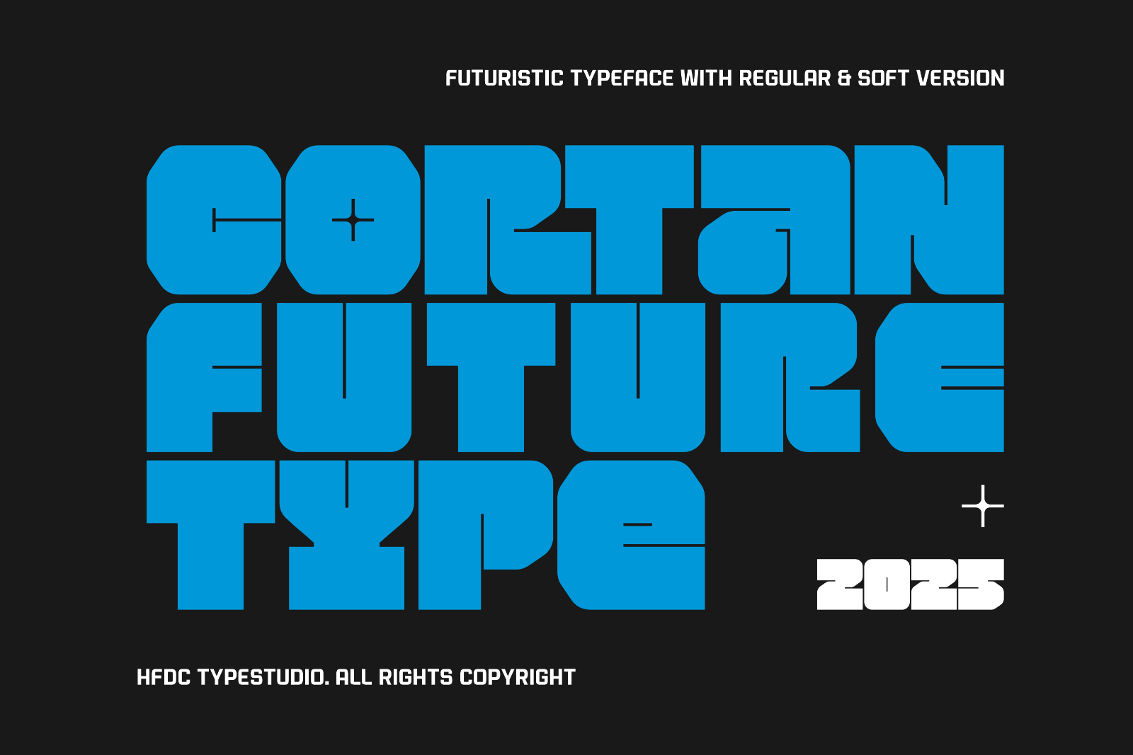 Cortan Futuristic Bold Typeface — image 1