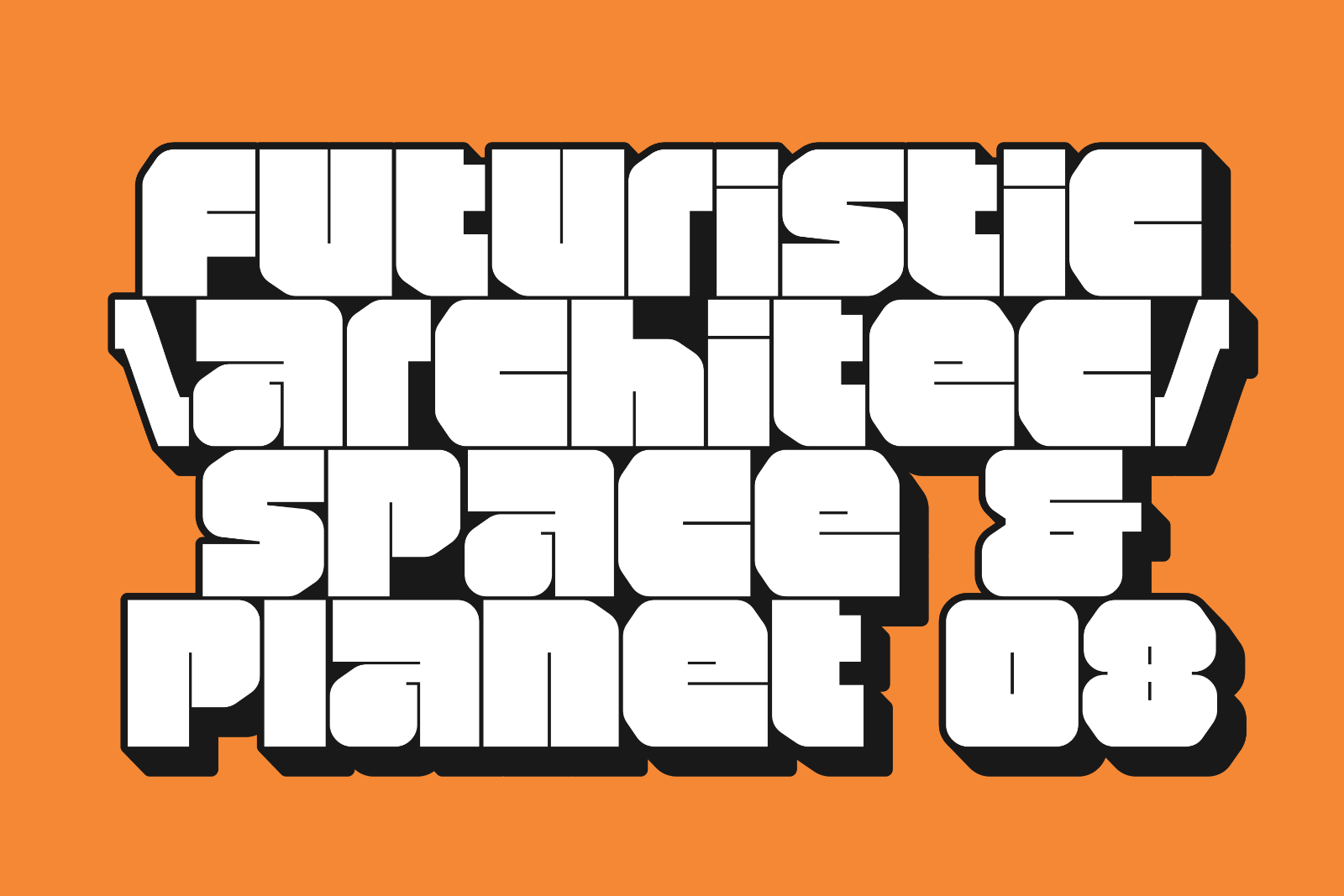 Cortan Futuristic Bold Typeface — image 4
