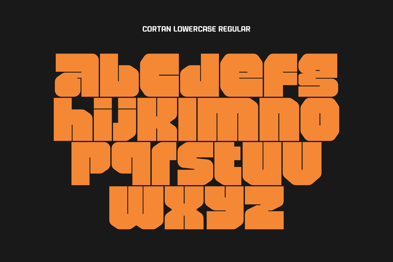 Cortan Futuristic Bold Typeface — image 7