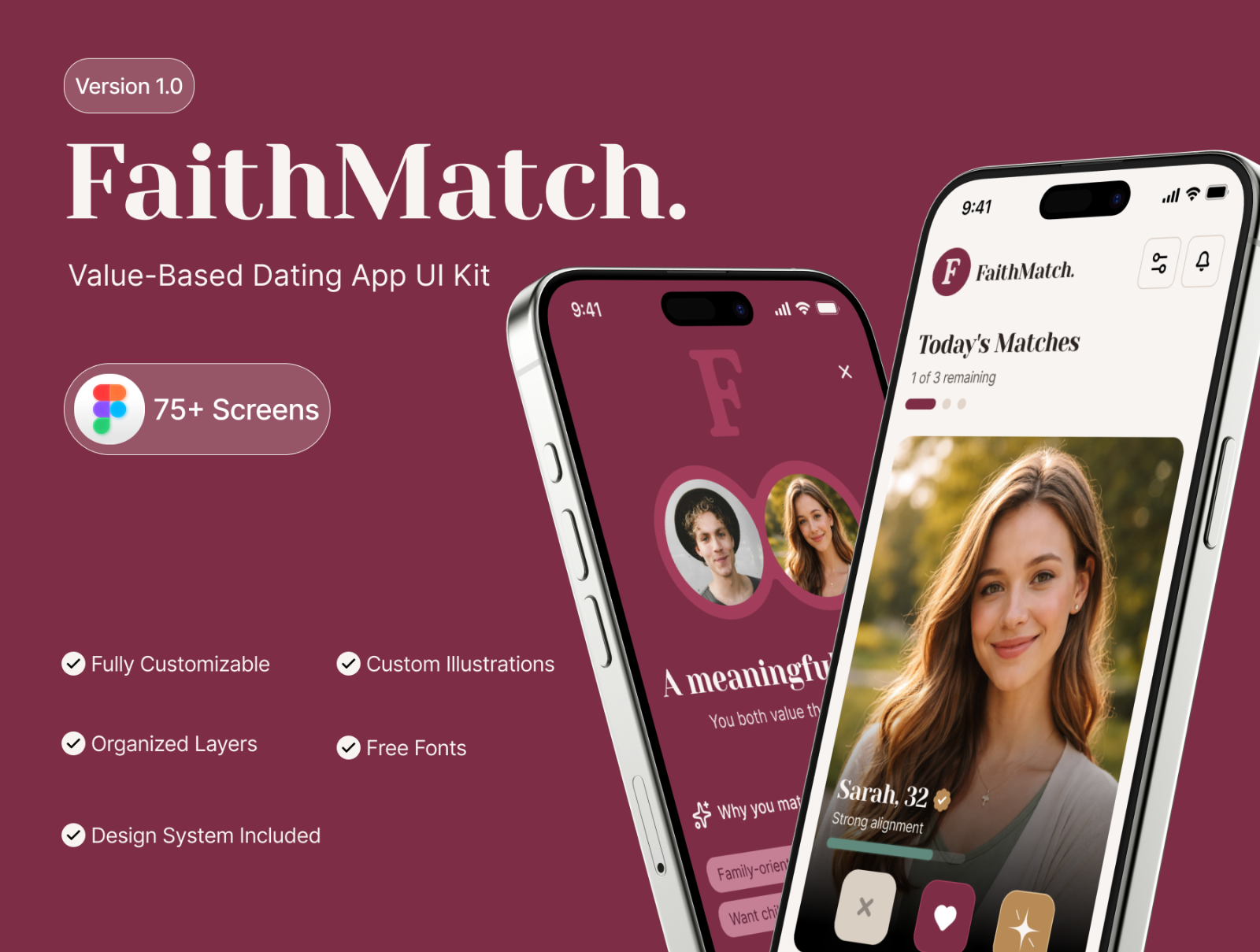 FaithMatch – Dating App Mobile UI Kit — image 1
