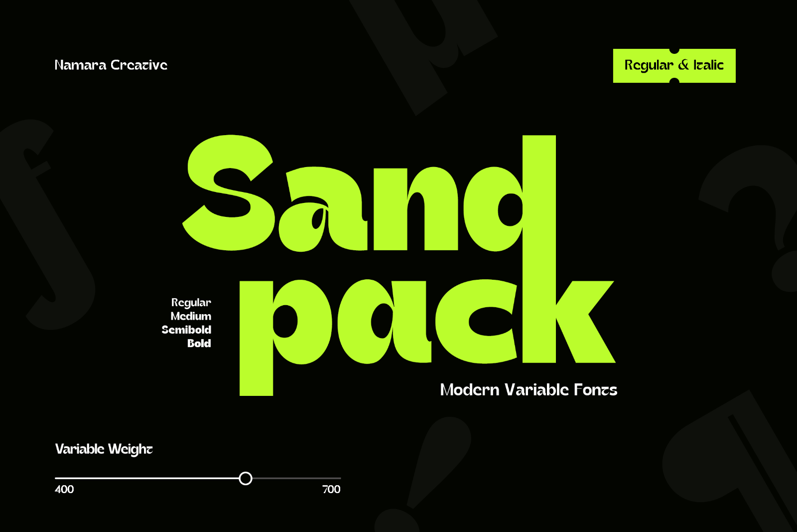 Sandpack Variable