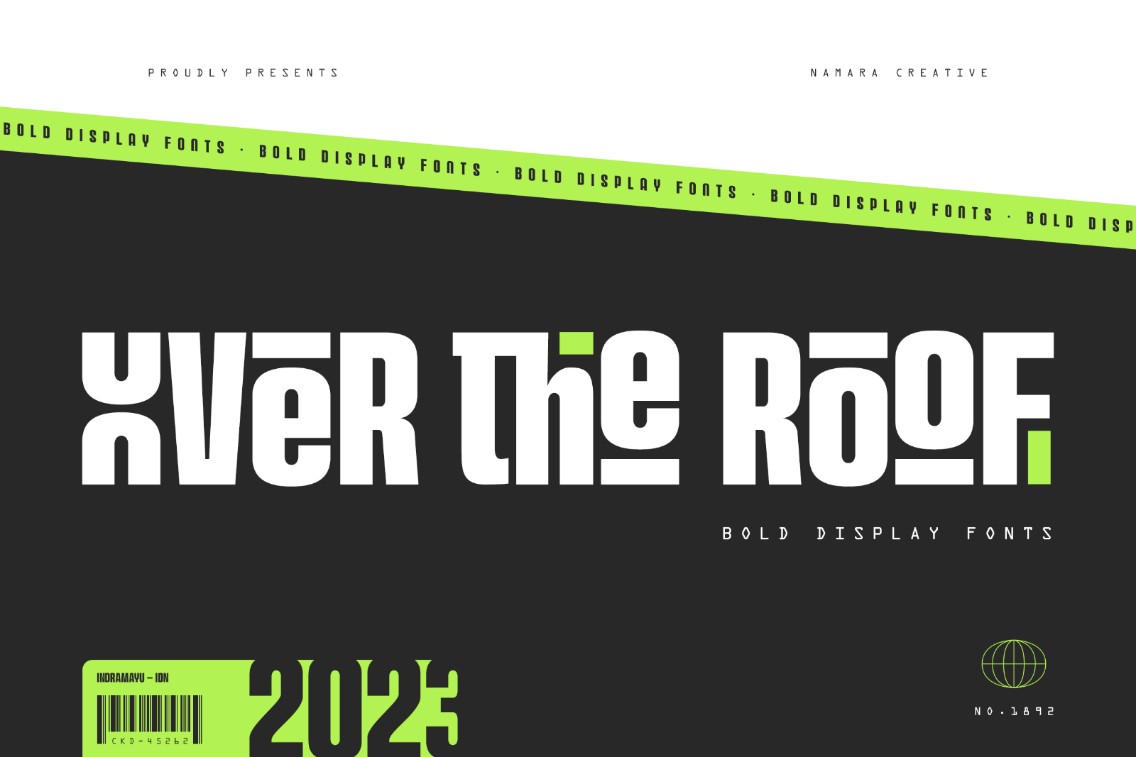 Over the Roof - Modern Display Font