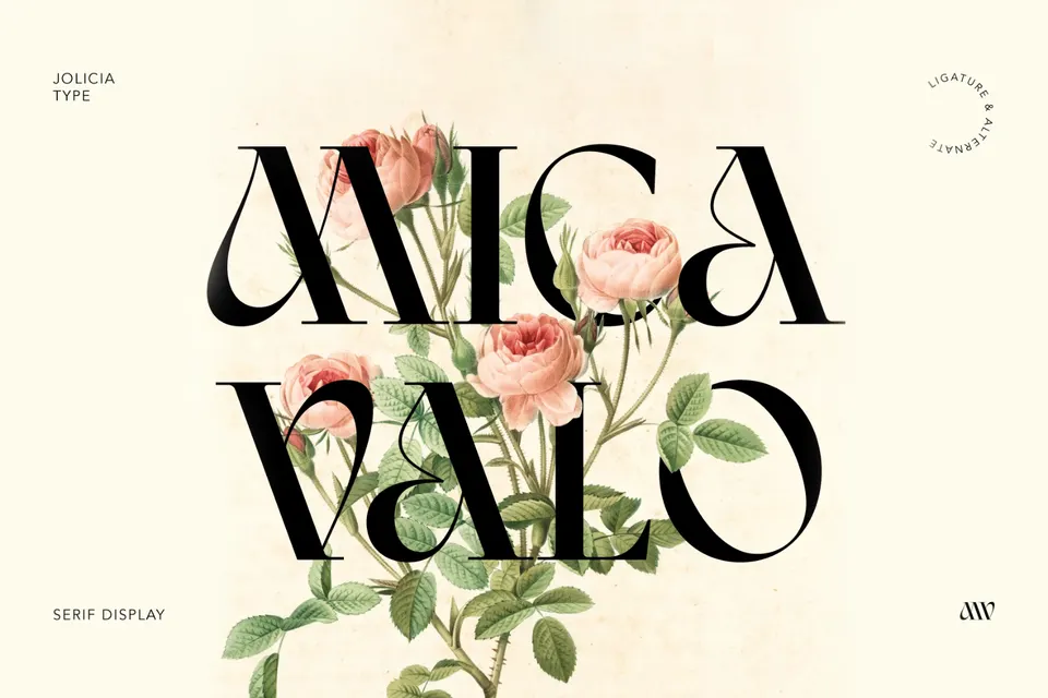 Mica Valo | Elegant Serif Font