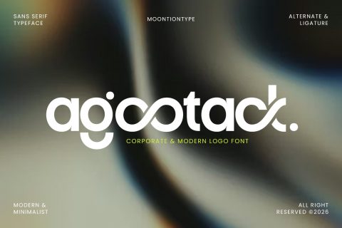 Agootack | Corporate Modern Sans Serif Font