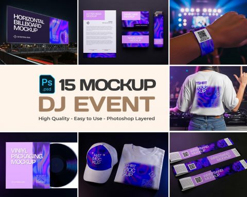 Premium DJ Event Mockup Bundle Festival Branding