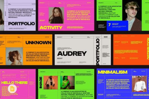 Audrey - Brand Identity Google Slides