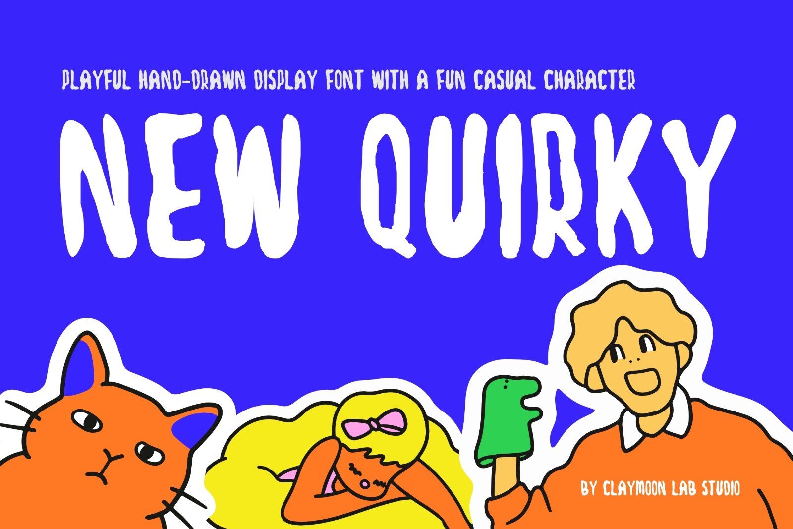 New Quirky — Playful Hand-Drawn Font — image 1