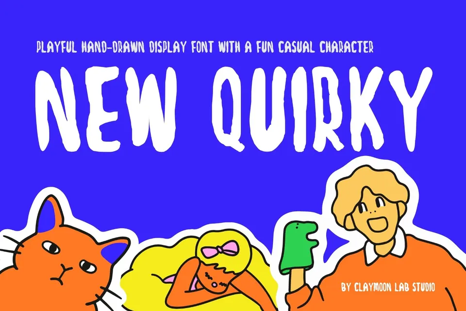 New Quirky — Playful Hand-Drawn Font
