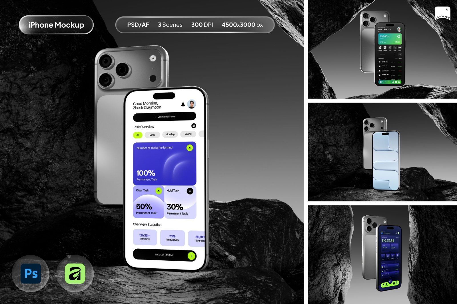 iPhone Mockup - Minimalist Studio Series — image 1