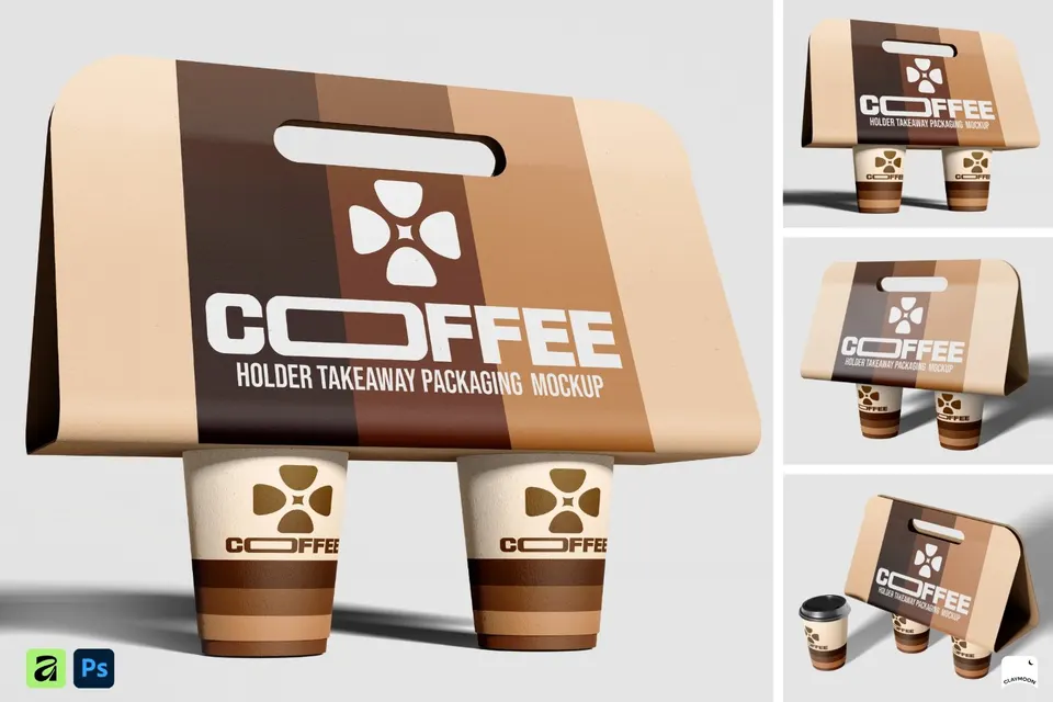 Coffee Cup Take Away Mockup