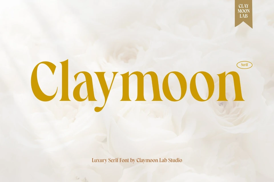 Claymoon Serif – Luxury Brand Font