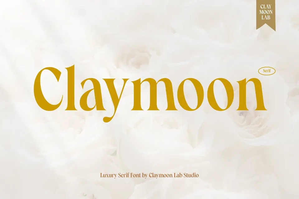 Claymoon Serif – Luxury Brand Font
